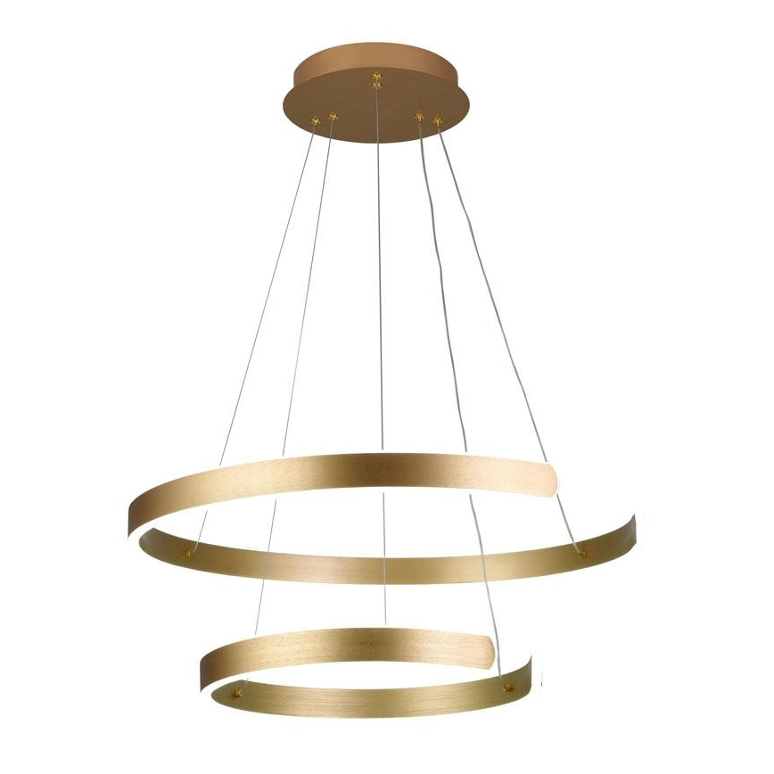LED Stmívatelný lustr na lanku LED/120W/230V 3000-6500K pr. 60 cm + dálkové ovládání