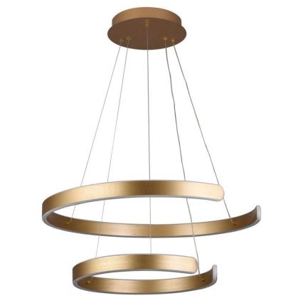 LED Stmívatelný lustr na lanku LED/120W/230V 3000-6500K pr. 60 cm + dálkové ovládání