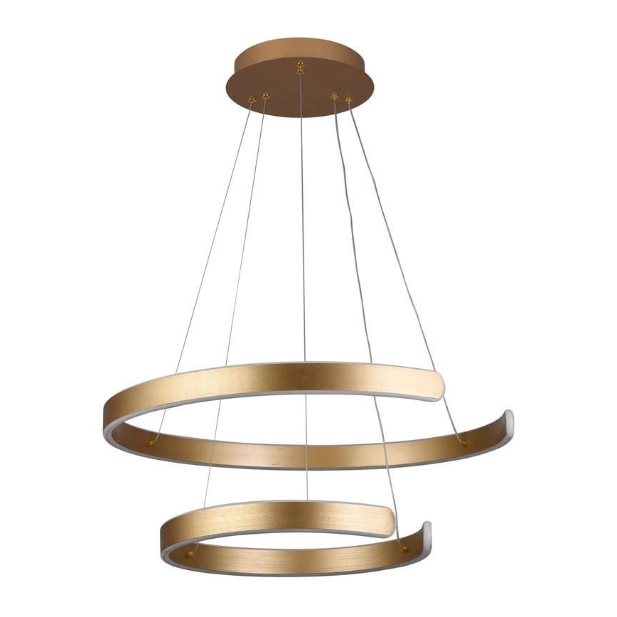 LED Stmívatelný lustr na lanku LED/120W/230V 3000-6500K pr. 60 cm + dálkové ovládání