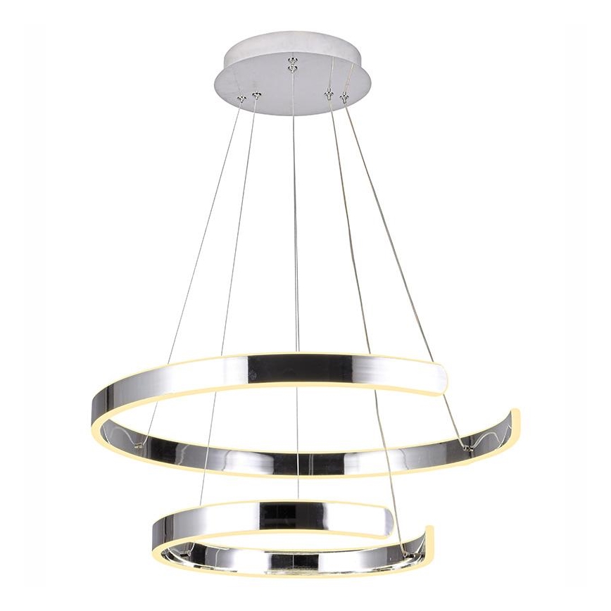 LED Stmívatelný lustr na lanku LED/120W/230V 3000-6500K + dálkové ovládání