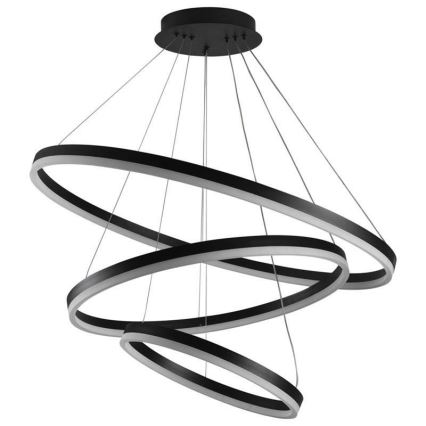 LED Stmívatelný lustr na lanku LED/125W/230V 3000-6500K pr. 80 cm + dálkové ovládání