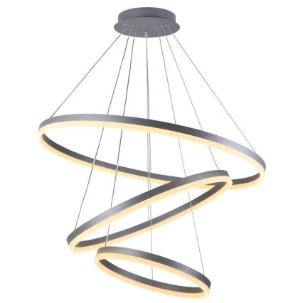 LED Stmívatelný lustr na lanku LED/125W/230V 3000-6500K pr. 80 cm + dálkové ovládání