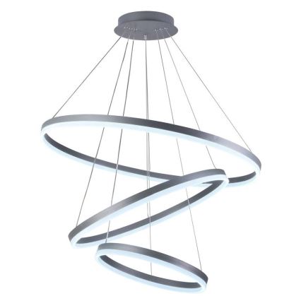 LED Stmívatelný lustr na lanku LED/125W/230V 3000-6500K pr. 80 cm + dálkové ovládání