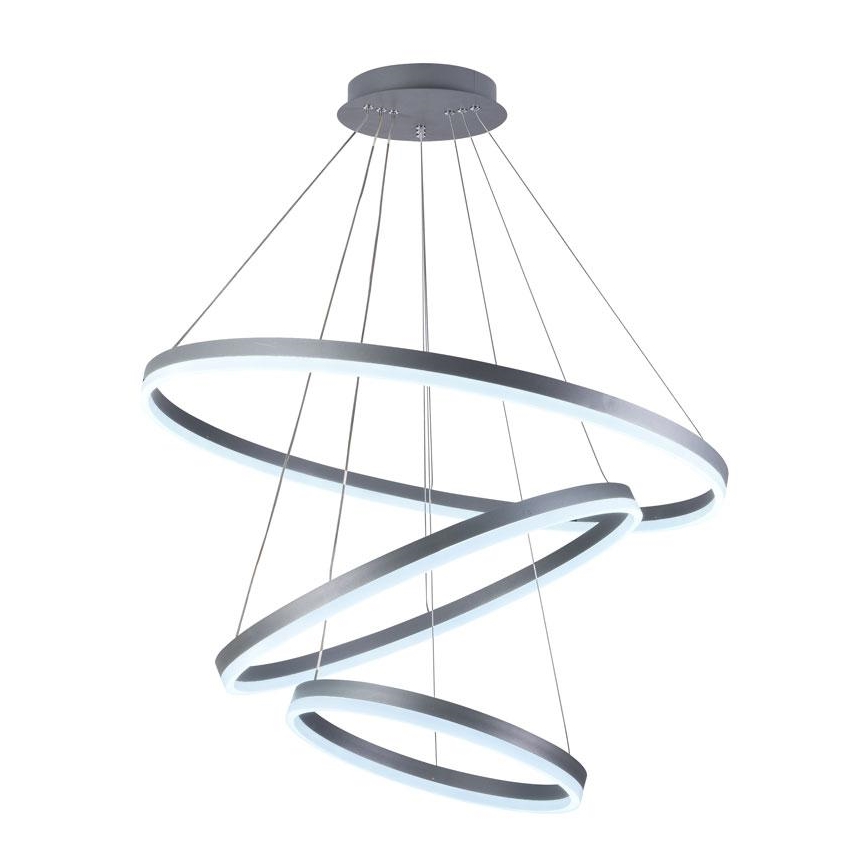 LED Stmívatelný lustr na lanku LED/125W/230V 3000-6500K pr. 80 cm + dálkové ovládání