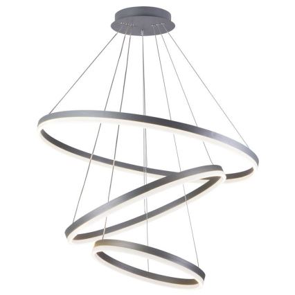 LED Stmívatelný lustr na lanku LED/125W/230V 3000-6500K pr. 80 cm + dálkové ovládání