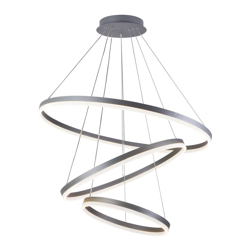 LED Stmívatelný lustr na lanku LED/125W/230V 3000-6500K pr. 80 cm + dálkové ovládání