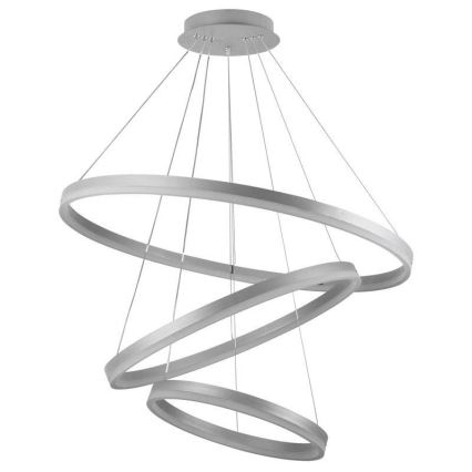 LED Stmívatelný lustr na lanku LED/125W/230V 3000-6500K pr. 80 cm + dálkové ovládání