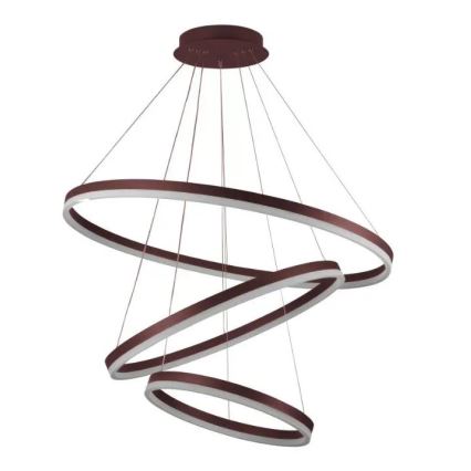 LED Stmívatelný lustr na lanku LED/125W/230V 3000-6500K pr. 80 cm + dálkové ovládání