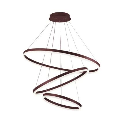 LED Stmívatelný lustr na lanku LED/125W/230V 3000-6500K pr. 80 cm + dálkové ovládání
