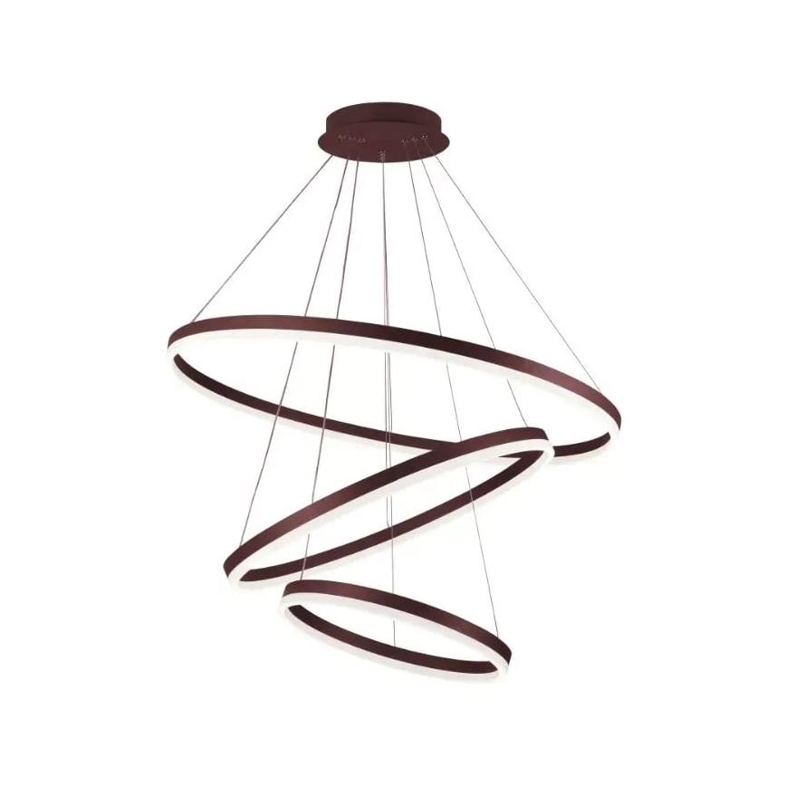 LED Stmívatelný lustr na lanku LED/125W/230V 3000-6500K pr. 80 cm + dálkové ovládání