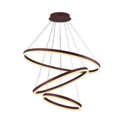LED Stmívatelný lustr na lanku LED/125W/230V 3000-6500K pr. 80 cm + dálkové ovládání