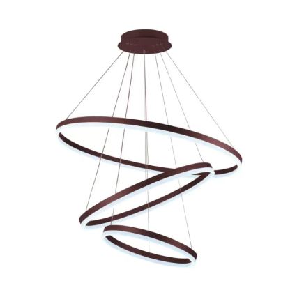 LED Stmívatelný lustr na lanku LED/125W/230V 3000-6500K pr. 80 cm + dálkové ovládání