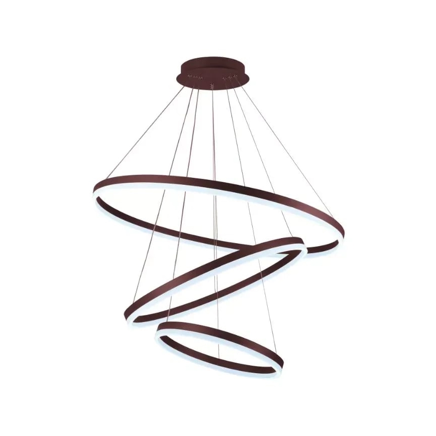 LED Stmívatelný lustr na lanku LED/125W/230V 3000-6500K pr. 80 cm + dálkové ovládání