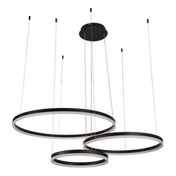 LED Stmívatelný lustr na lanku LED/125W/230V 3000-6500K + dálkové ovládání