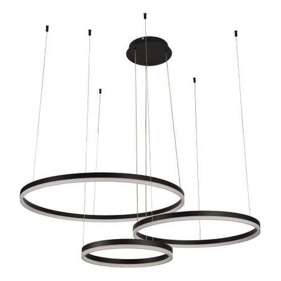 LED Stmívatelný lustr na lanku LED/125W/230V 3000-6500K + dálkové ovládání