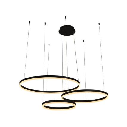 LED Stmívatelný lustr na lanku LED/125W/230V 3000-6500K + dálkové ovládání
