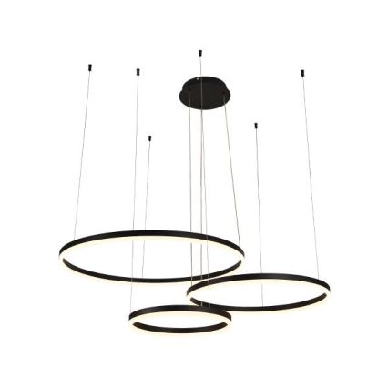 LED Stmívatelný lustr na lanku LED/125W/230V 3000-6500K + dálkové ovládání