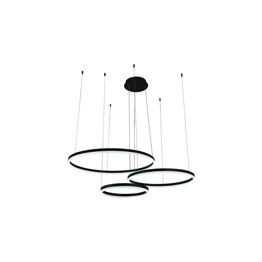 LED Stmívatelný lustr na lanku LED/125W/230V 3000-6500K + dálkové ovládání