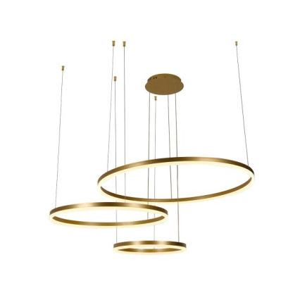 LED Stmívatelný lustr na lanku LED/125W/230V 3000-6500K + dálkové ovládání