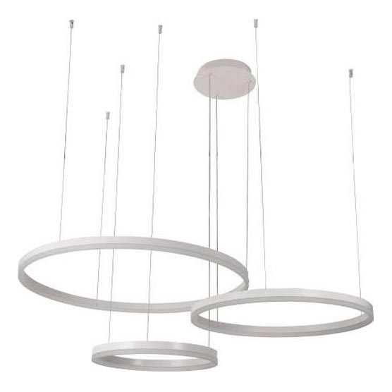 LED Stmívatelný lustr na lanku LED/125W/230V 3000-6500K + dálkové ovládání