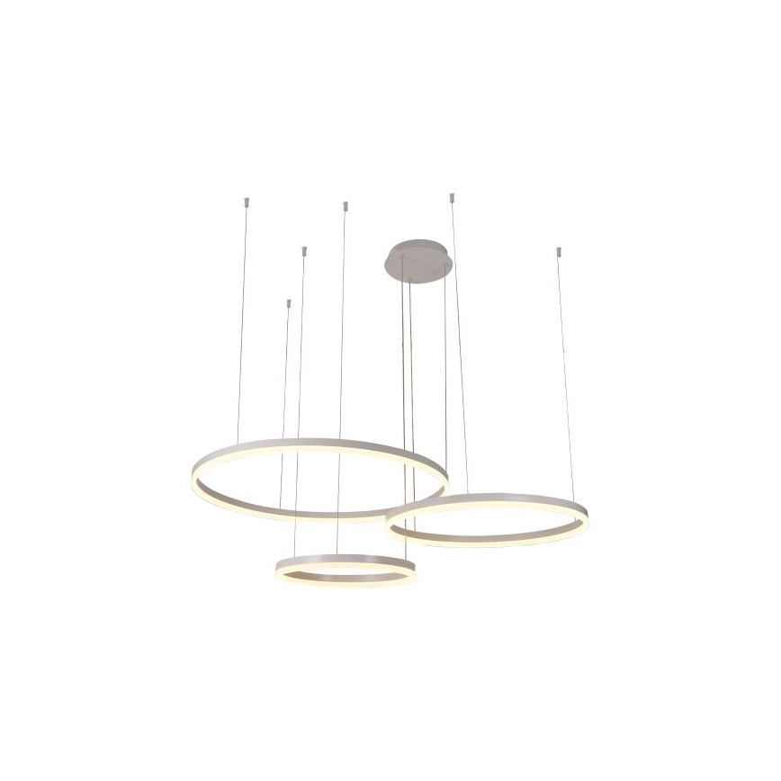 LED Stmívatelný lustr na lanku LED/125W/230V 3000-6500K + dálkové ovládání