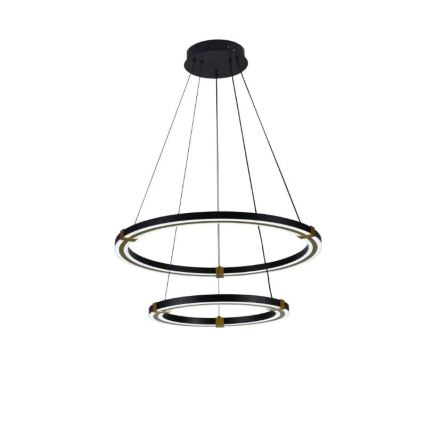LED Stmívatelný lustr na lanku LED/130W/230V 3000-6500K pr. 60 cm + dálkové ovládání