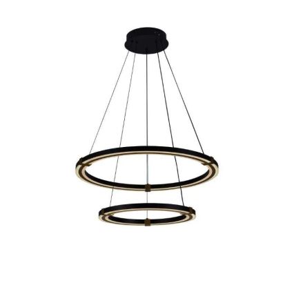 LED Stmívatelný lustr na lanku LED/130W/230V 3000-6500K pr. 60 cm + dálkové ovládání