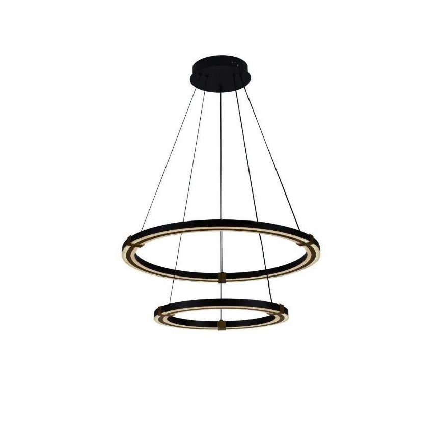 LED Stmívatelný lustr na lanku LED/130W/230V 3000-6500K pr. 60 cm + dálkové ovládání