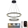 LED Stmívatelný lustr na lanku LED/130W/230V 3000-6500K pr. 60 cm + dálkové ovládání