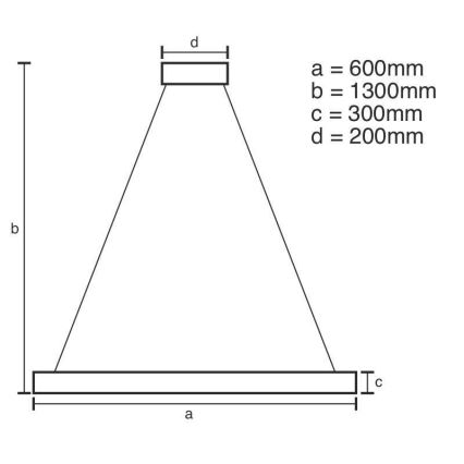 LED Stmívatelný křišťálový lustr na lanku LED/130W/230V 3000-6500K zlatá + dálkové ovládání