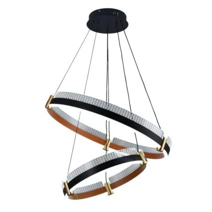 LED Stmívatelný lustr na lanku LED/140W/230V 3000-6500K pr. 60 cm + dálkové ovládání