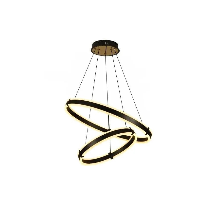 LED Stmívatelný lustr na lanku LED/140W/230V 3000-6500K pr. 60 cm + dálkové ovládání