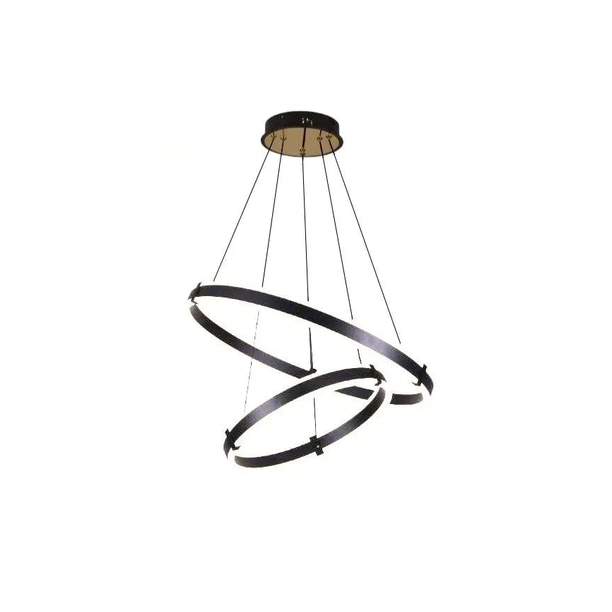 LED Stmívatelný lustr na lanku LED/140W/230V 3000-6500K pr. 60 cm + dálkové ovládání