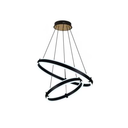 LED Stmívatelný lustr na lanku LED/140W/230V 3000-6500K pr. 60 cm + dálkové ovládání