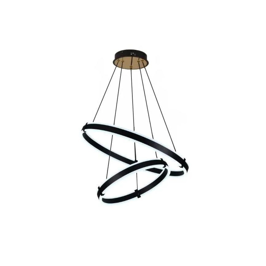 LED Stmívatelný lustr na lanku LED/140W/230V 3000-6500K pr. 60 cm + dálkové ovládání