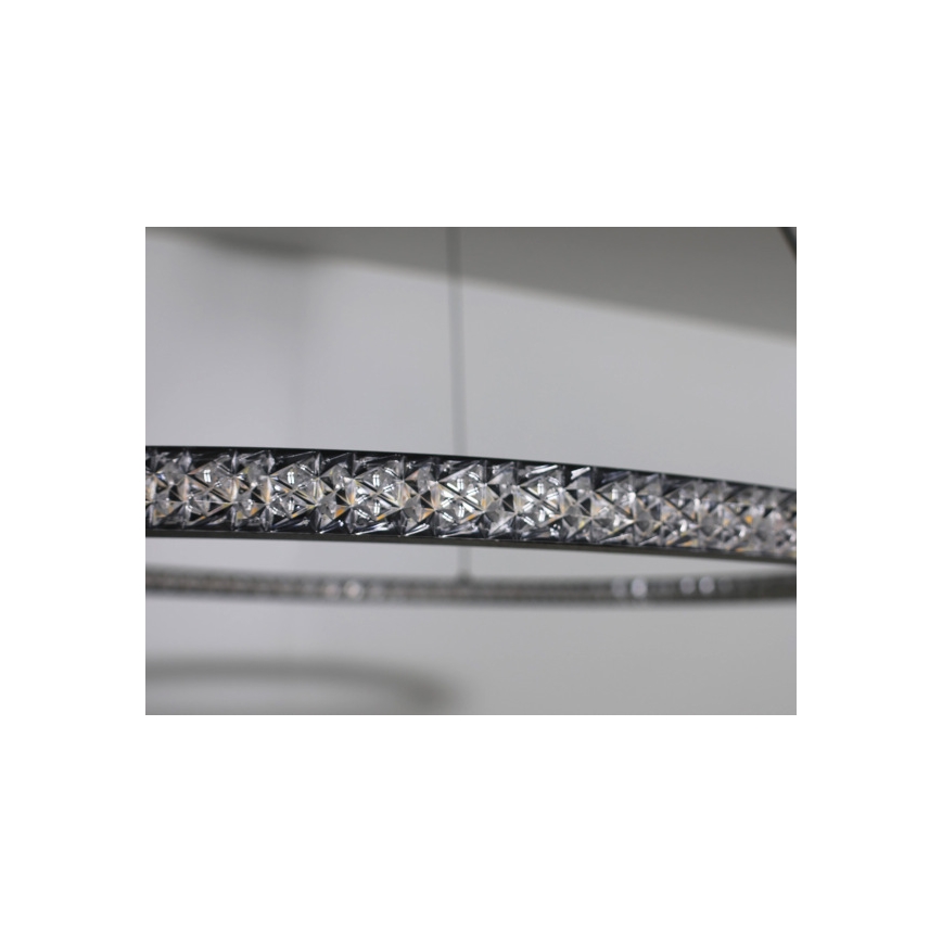 LED Stmívatelný lustr na lanku LED/150W/230V 3000-6500K + dálkové ovládání