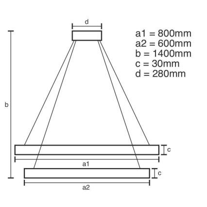 LED Stmívatelný křišťálový lustr na lanku LED/160W/230V 3000-6500K stříbrná + dálkové ovládání