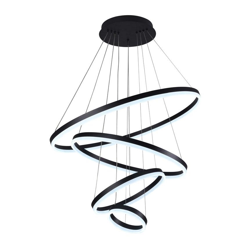 LED Stmívatelný lustr na lanku LED/165W/230V 3000-6500K + dálkové ovládání