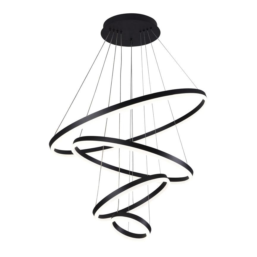 LED Stmívatelný lustr na lanku LED/165W/230V 3000-6500K + dálkové ovládání