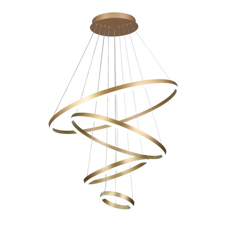 LED Stmívatelný lustr na lanku LED/165W/230V 3000-6500K + dálkové ovládání