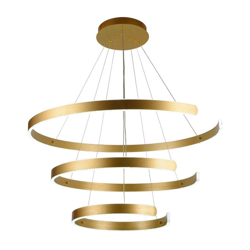 LED Stmívatelný lustr na lanku LED/220W/230V 3000-6500K pr. 80 cm + dálkové ovládání