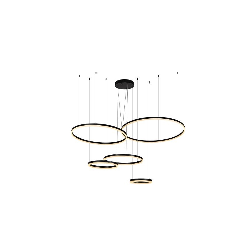 LED Stmívatelný lustr na lanku LED/220W/230V 3000-6500K + dálkové ovládání