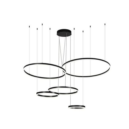 LED Stmívatelný lustr na lanku LED/220W/230V 3000-6500K + dálkové ovládání