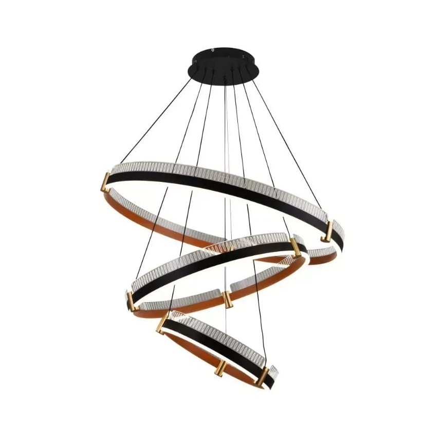 LED Stmívatelný lustr na lanku LED/240W/230V 3000-6500K pr. 80 cm + dálkové ovládání