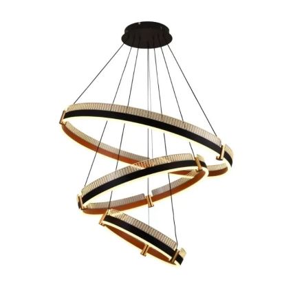 LED Stmívatelný lustr na lanku LED/240W/230V 3000-6500K pr. 80 cm + dálkové ovládání