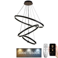 LED Stmívatelný lustr na lanku LED/250W/230V 3000-6500K pr. 80 cm + dálkové ovládání