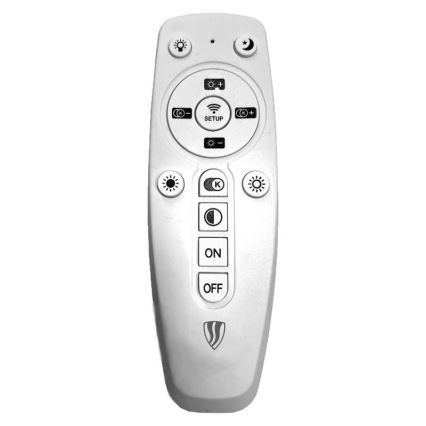 LED Stmívatelný lustr na lanku LED/25W/230V 3000-6500K + dálkové ovládání