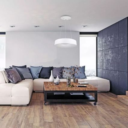 LED Stmívatelný lustr na lanku LED/30W/230V