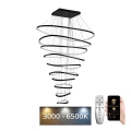 LED Stmívatelný lustr na lanku LED/370W/230V 3000-6500K + dálkové ovládání