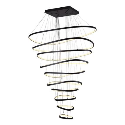 LED Stmívatelný lustr na lanku LED/370W/230V 3000-6500K pr. 100 cm + dálkové ovládání